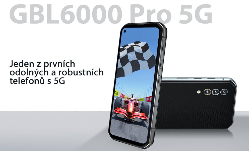 Odolný telefon iGET Blackview GBL6000 Pro tělo